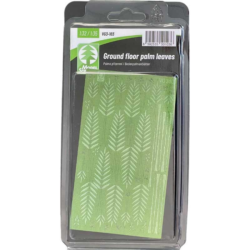 Ground Floor Palm Leaves (1:32 / 1:35 / 1:48) VG3-103 Model Scene
