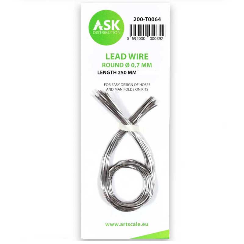 Lead Wire - Round 0,7mm X 250mm ASK 200-T0064
