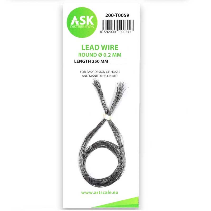 Lead Wire - Round 0,2mm X 250mm ASK 200-T0059