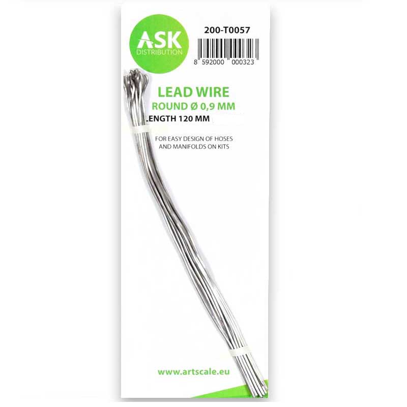 Lead Wire - Round 0,9mm x 120mm ASK 200-T0057
