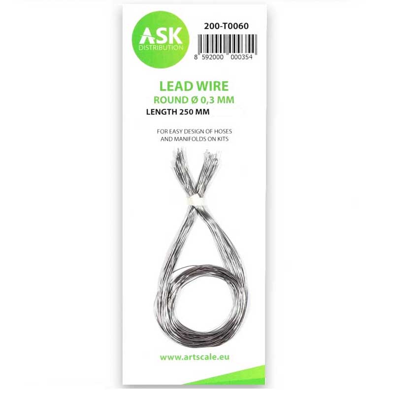 Lead Wire - Round 0,3mm X 250mm ASK 200-T0060