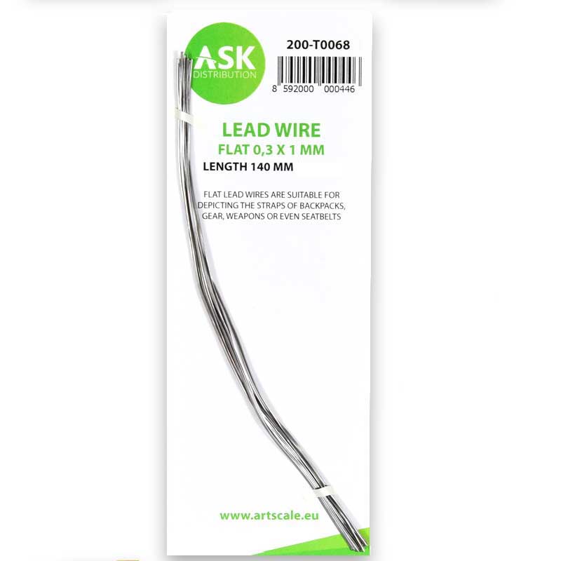 Lead Wire - Flat 0,3 X 1 X 140mm ASK 200-T0068
