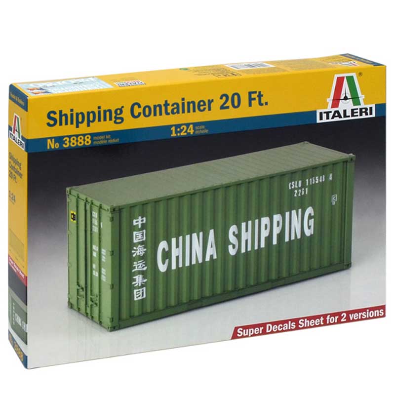 Italeri Shipping Container 20 Ft. (1/24) 3888