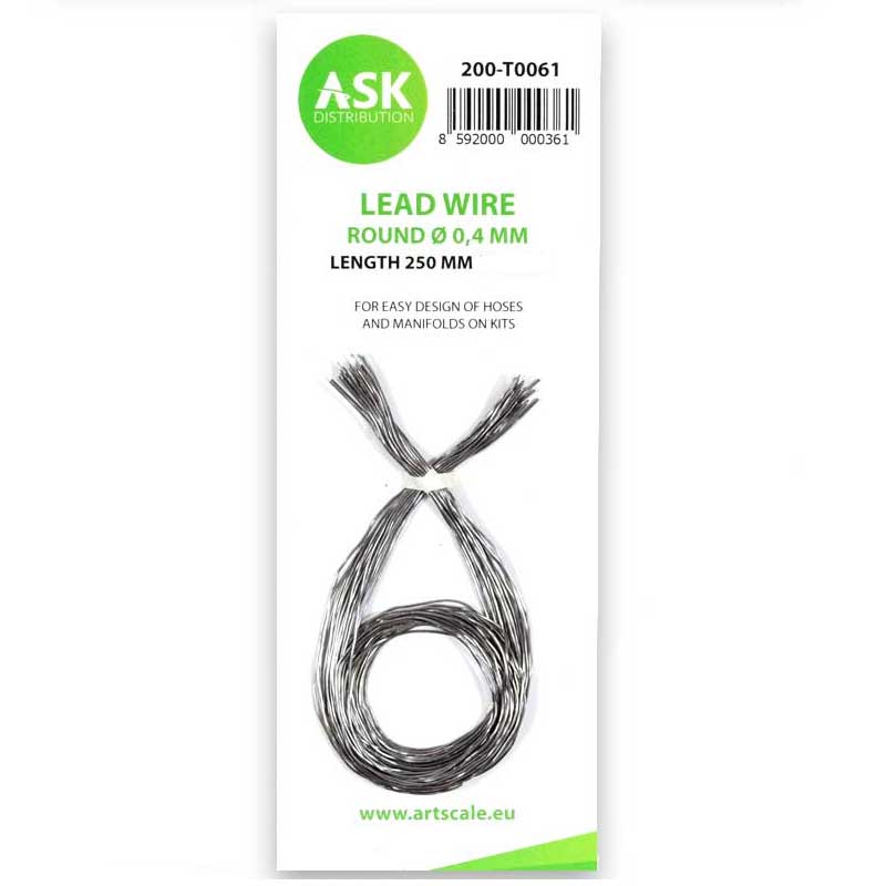 Lead Wire - Round 0,4mm X 250mm ASK 200-T0061
