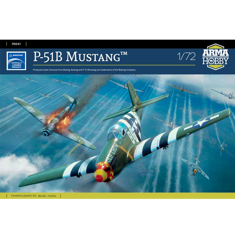 Arma Hobby P‑51B Mustang Set (1/72) 70041