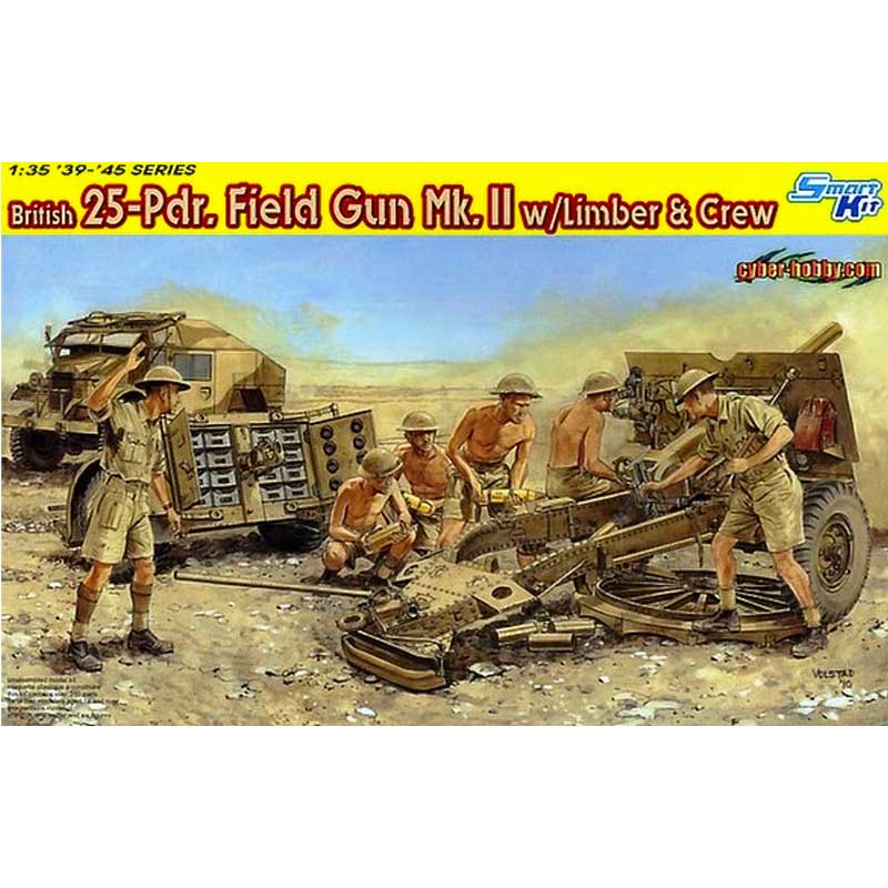 Dragon British 25-Pdr. Field Gun Mk.II (1/35) 6675
