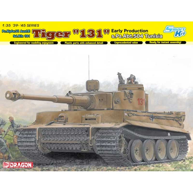 Dragon Pz.Kpfw. VI Ausf. E Sd.Kfz.181 Tiger "131" Early Production (1/35) 6820