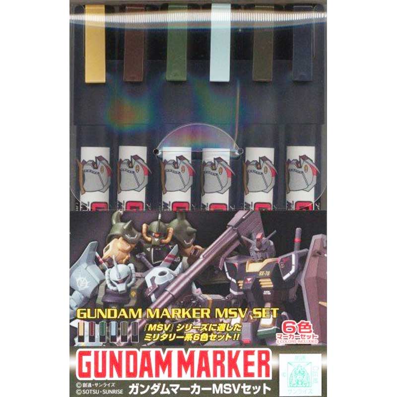 Mr Hobby - Gundammarker MSV Marker Set GMS-127