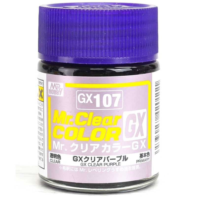 Mr Clear Color GX - Clear Purple Lacquer (18ml) GX-107
