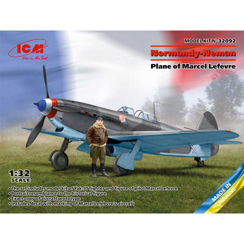 1/32 Normandy-Neman Plane of Marcel Lefevre 32092 ICM