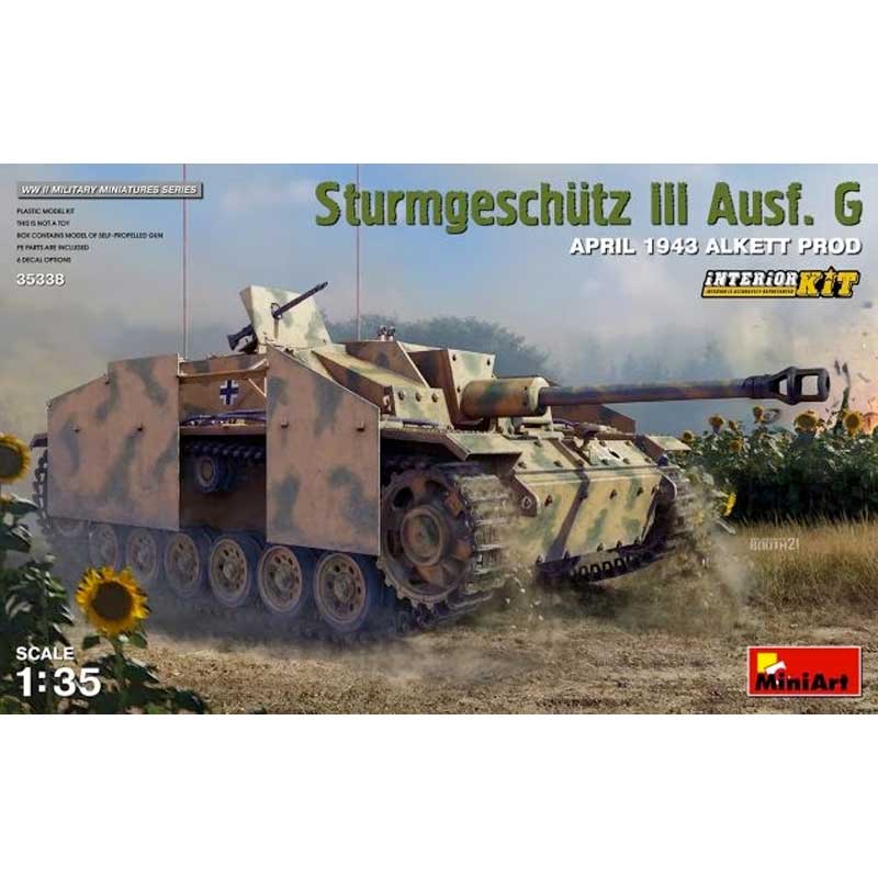Miniart StuG III Ausf. G April 1943 Alkett Prod - Interior Kit (1/35) 35338