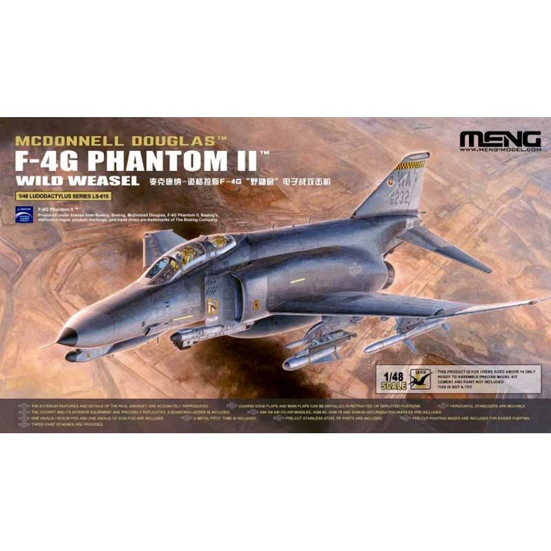 1/48 F-G Phantom II Wild Weasel LS-015 Meng Model