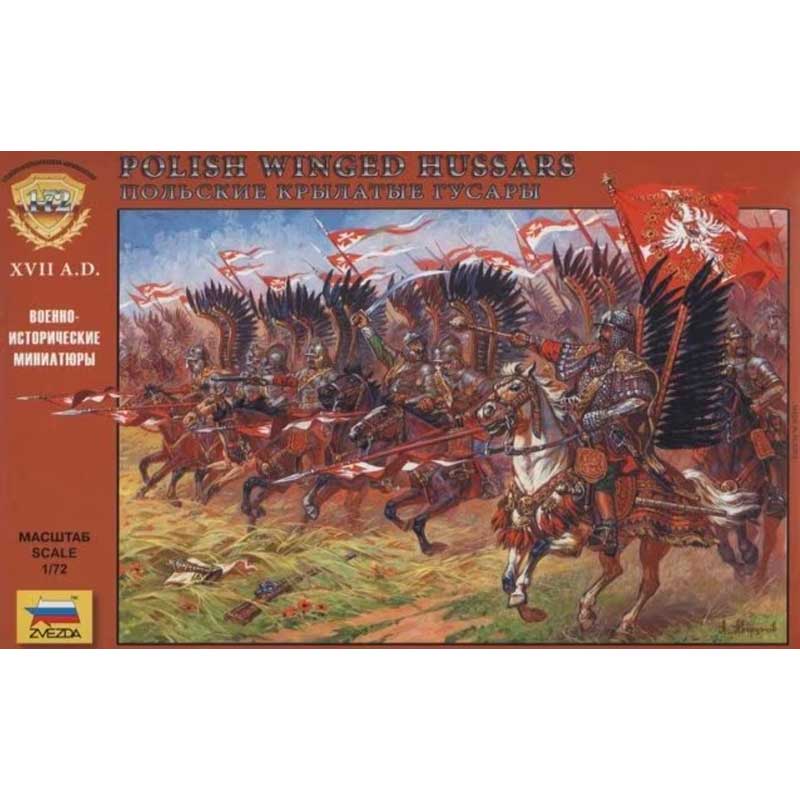 Zvezda Polish Winged Hussars XVIIth Century (1/72) 8041