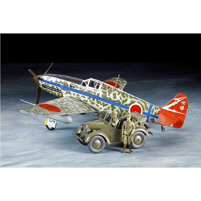 Tamiya Kawasaki Ki-61-Id Hien (Tony) & 4x4 Kurogane Set (1/48) 25203