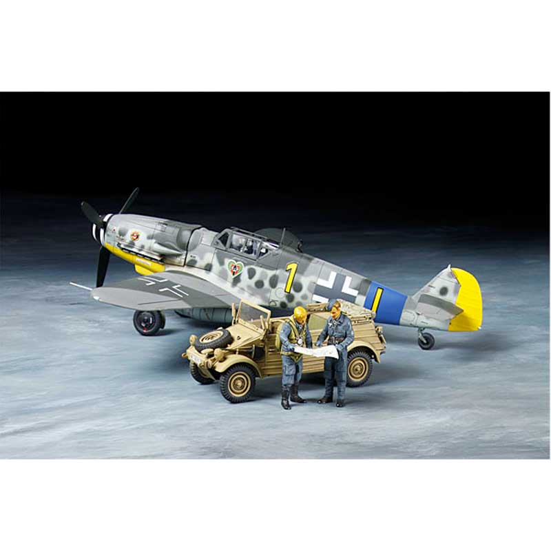 Tamiya Messerschmitt Bf109 G-6 & Kubelwagen Type 82 Set (1/48) 25204