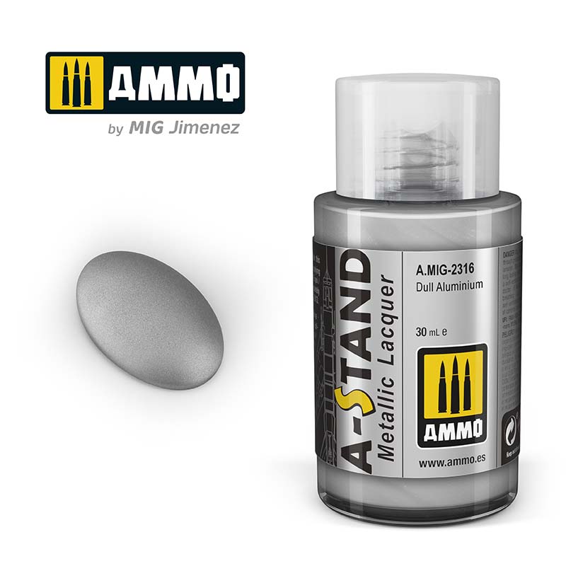 30ml Dull Aluminium Ammo A.MIG-2316