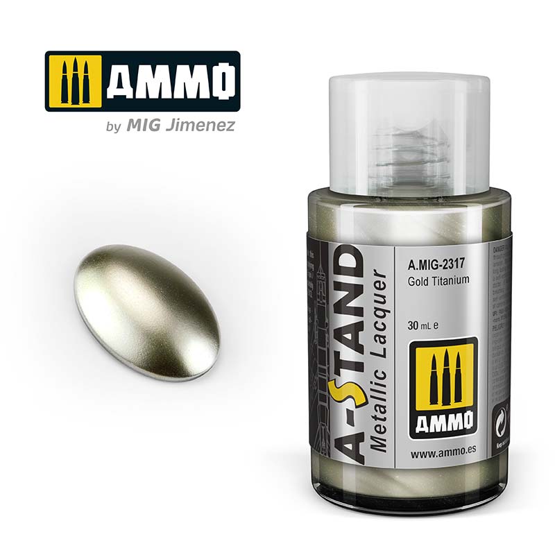 30ml Gold Titanium Ammo A.MIG-2317