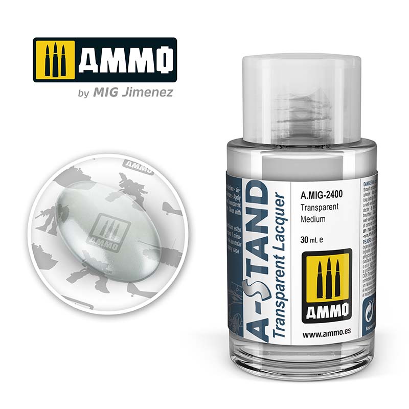 30ml Transparent Medium Ammo A.MIG-2400