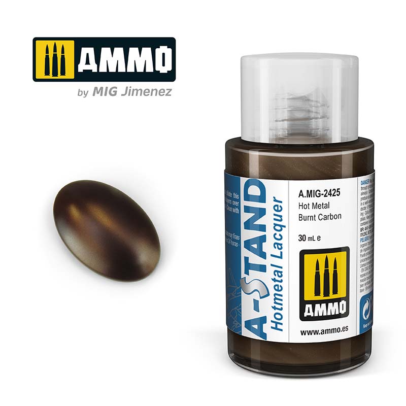 30ml Hot Metal Burnt Carbon Ammo A.MIG-2425