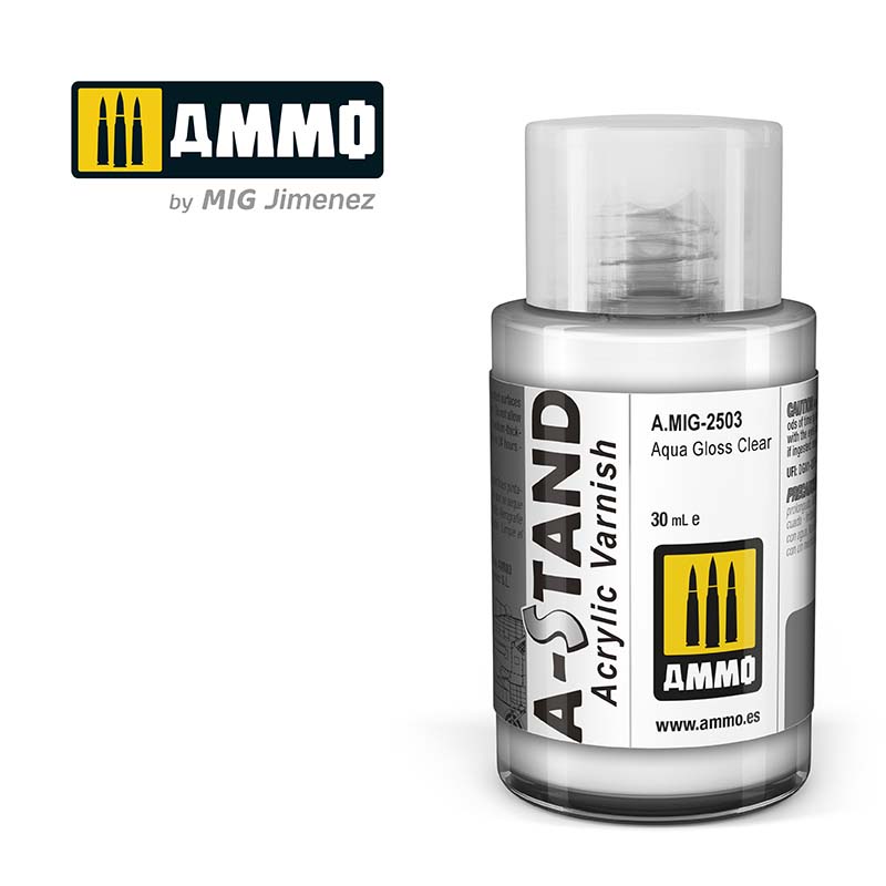 30ml Aqua Gloss Clear Ammo A.MIG-2503