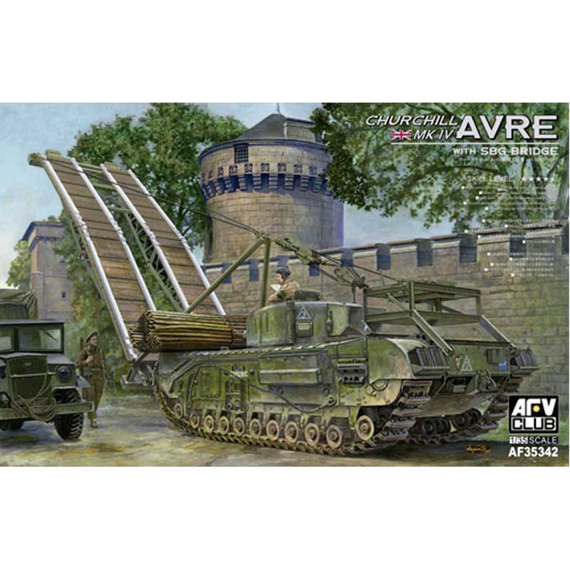 AFV Club Churchill Mk IV AVRE w/ SBG Bridge (1/35) AF35342