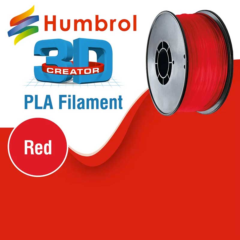 PLA Filament (Red) Humbrol AG9175