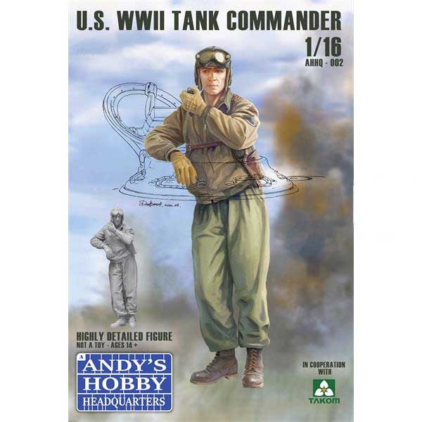 1/16 U.S. WWII Tank Commander AHHQ-002 Andy's Hobby HQ