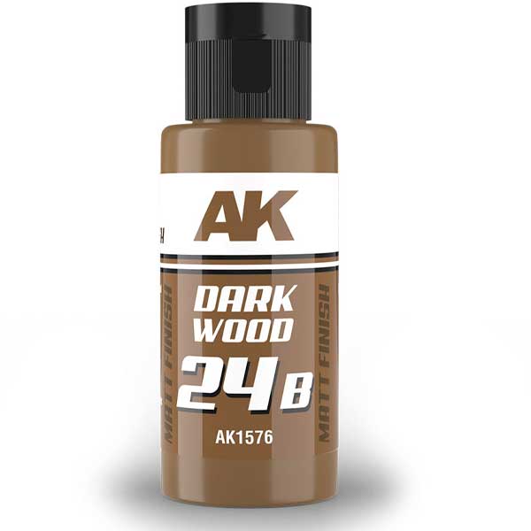 AK Interactive Dual Exo Scenery  24B  Dark Wood AK-1576