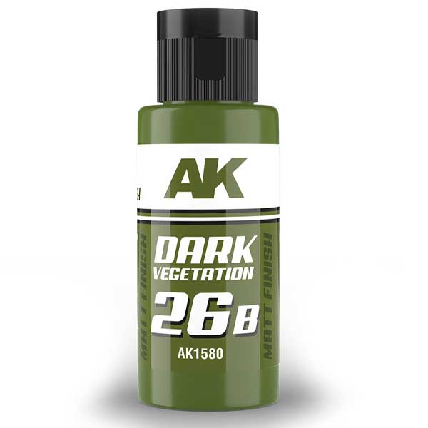 AK Interactive Dual Exo Scenery  26B  Dark Vegetation AK-1580