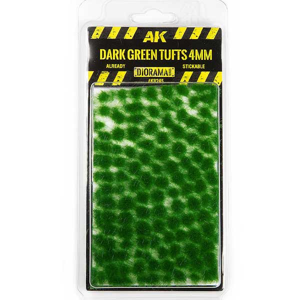 AK Interactive Dark Green Tufts (4mm) AK-8245
