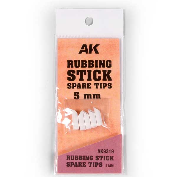 AK Interactive Rubbing Stick Spare Tips (5mm) AK-9319