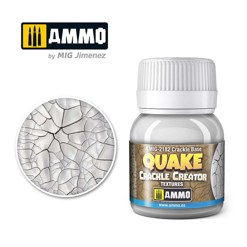 40ml Quake Crackle Creator Textures Crackle Base A.MIG-2182 Ammo