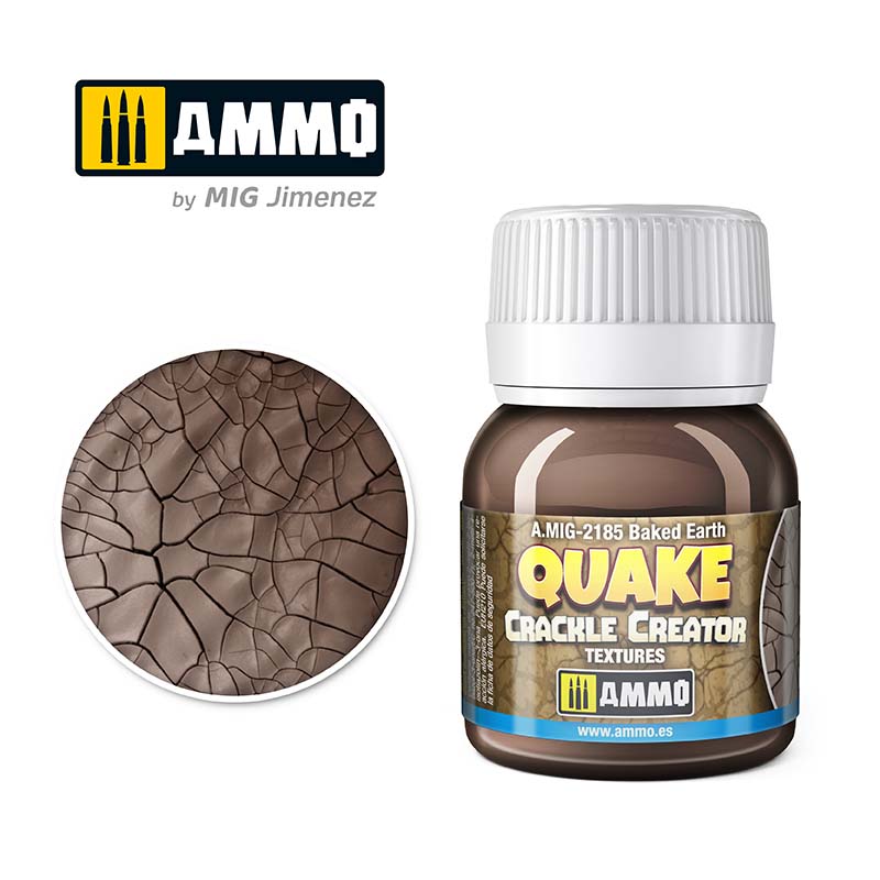 40ml Quake Crackle Creator Textures Baked Earth A.MIG-2185 Ammo