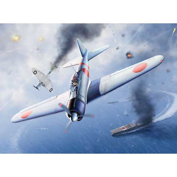 Academy A6M2b Zero Fighter Model 21 "Battle of Midway" (1/48) 12352