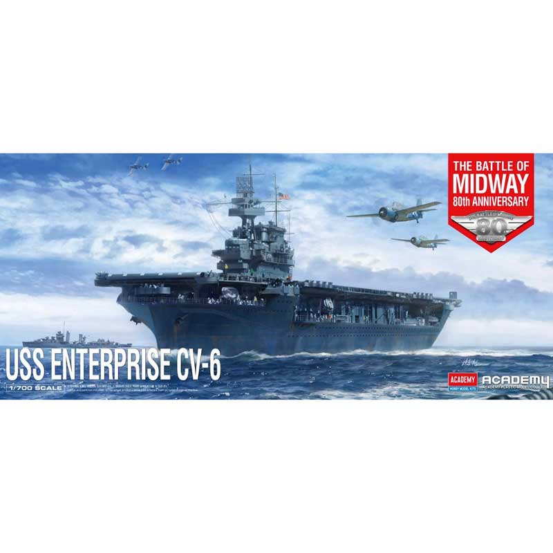 Academy USS Enterprise CV-6 "Battle of Midway" (1/700) 14409