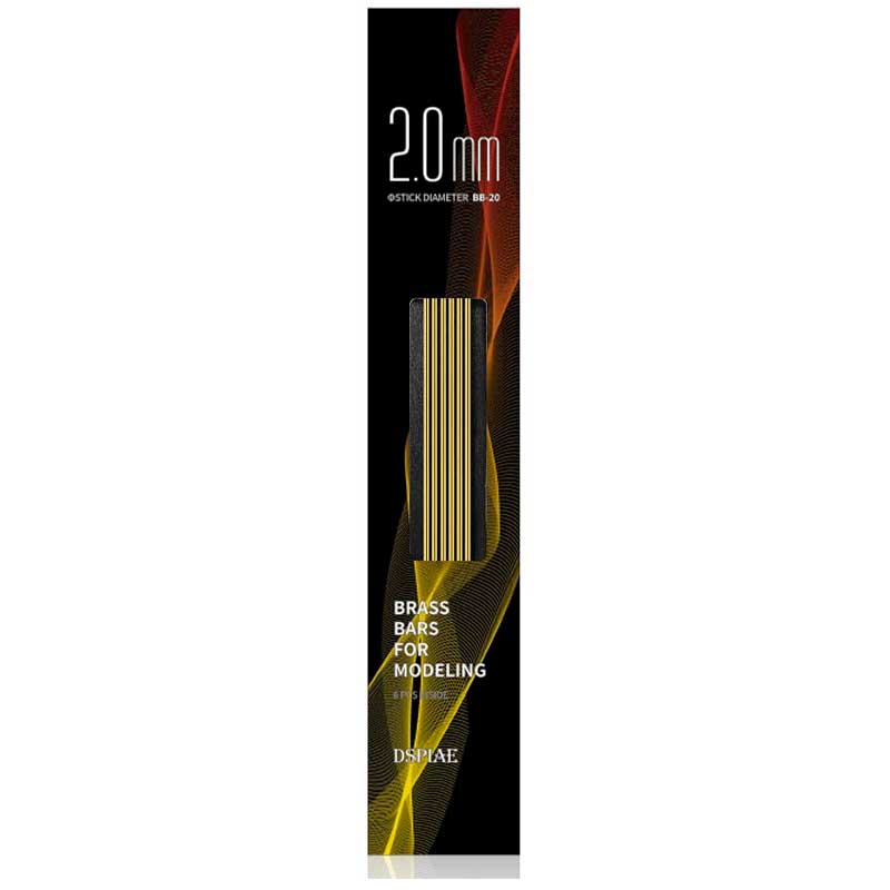 DSPIAE 2.0mm Brass Rod (6PCS) BB-2.0