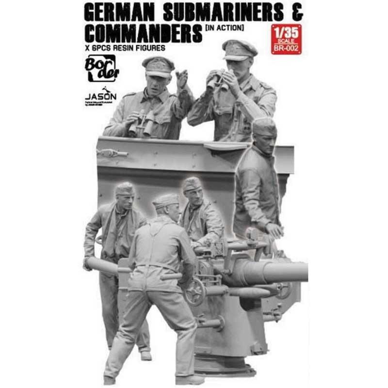 Border Model German DKM Type VII-C 88mm Crew (1/35) BR-002