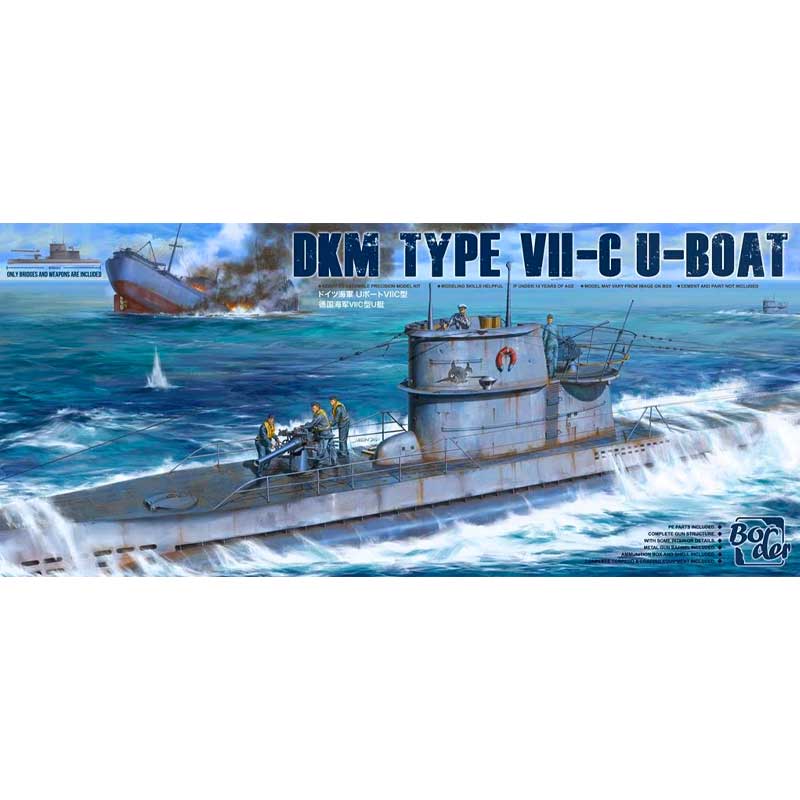 Border Model DKM Type VII-C U-Boat Upper Deck (1/35) BS-001