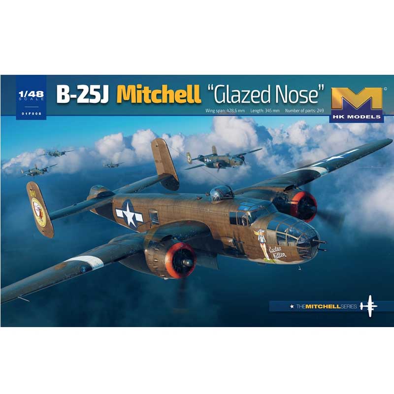 1/48 B-25J Mitchell 'Glazed Nose' 01F008 HK Models