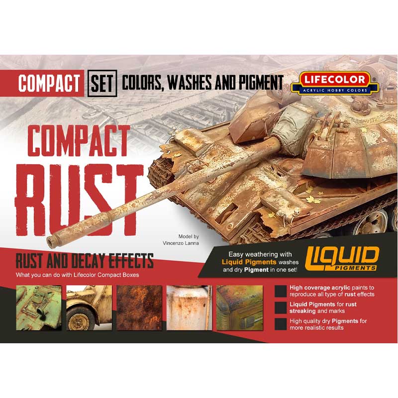 LifeColor Rust Compact Weathering Set SPG09