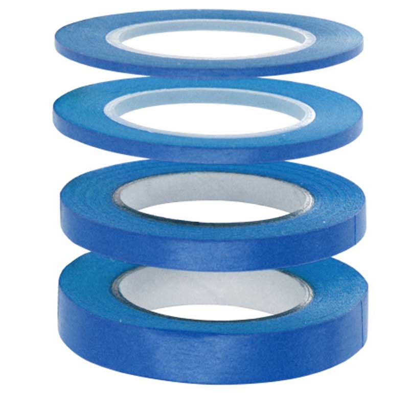 Flexible Masking Tape (1, 2, 3 & 6Mm) Four Pack PMA3000/4 Modelcraft