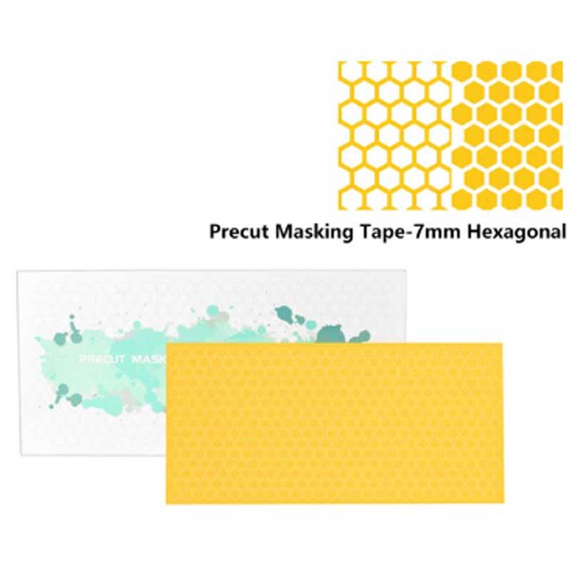 DSPIAE 7mm Precut Masking Tape Hexagonal PMT-H07
