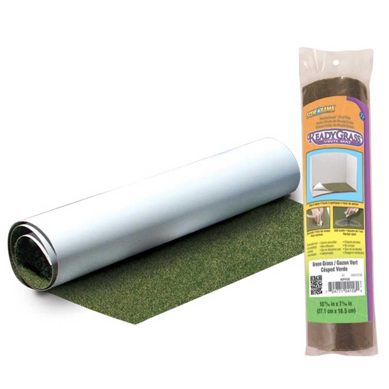 Woodland Scenics Green Grass Ready Grass Sheet (271x185mm) SP4158