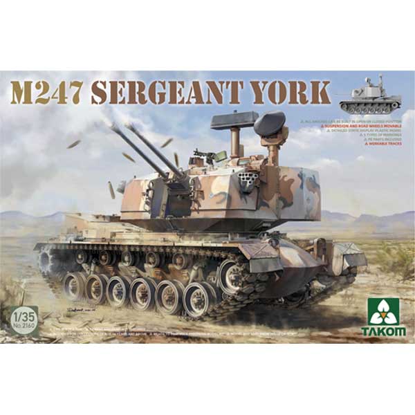 1/35 US M247 Sergeant York SPAAG Takom 02160