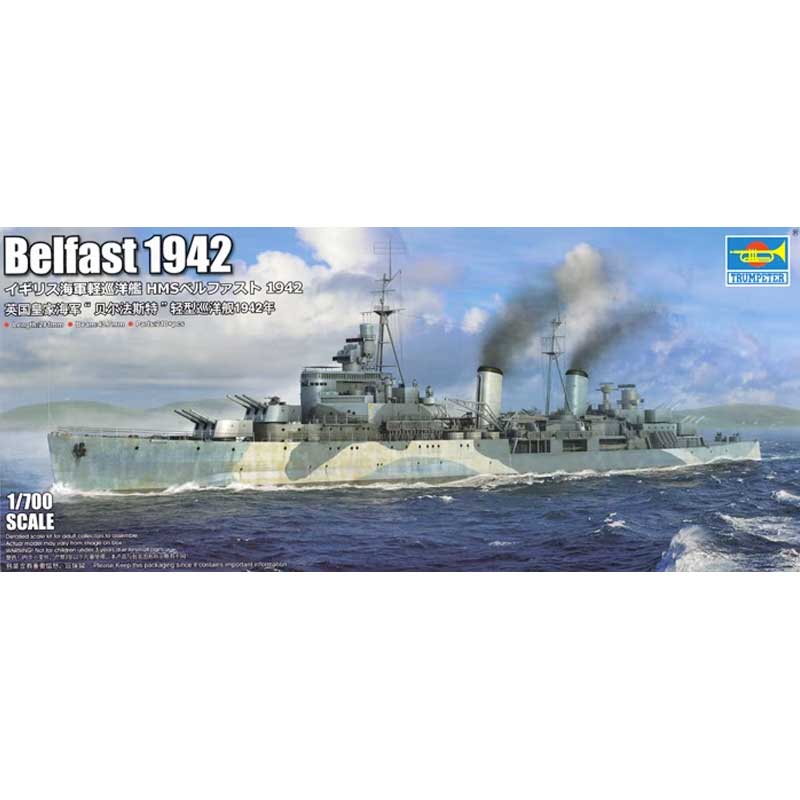1/700 HMS Belfast 1942 06701 Trumpeter