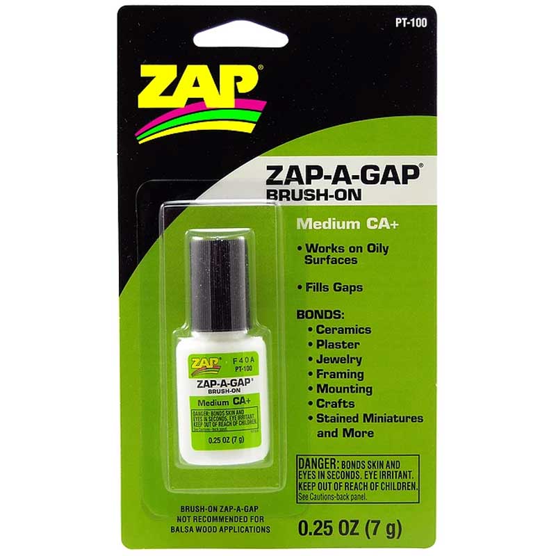 Zap-A-Gap CA+ Brush-On (1/4oz) PT100