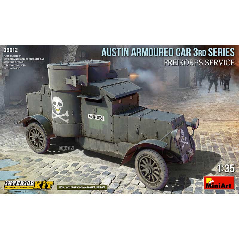 Miniart Austin 3rd Series. Freikorps Service Int (1/35) 39012