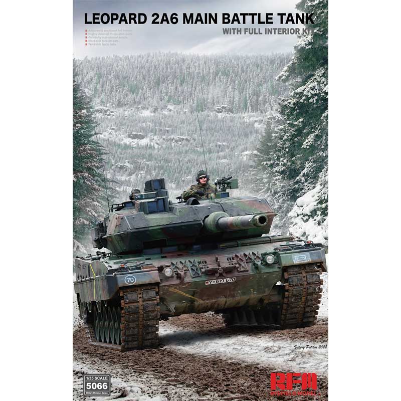 Rye Field Models Leopard 2A6 Full Interior (1/35) RM5066