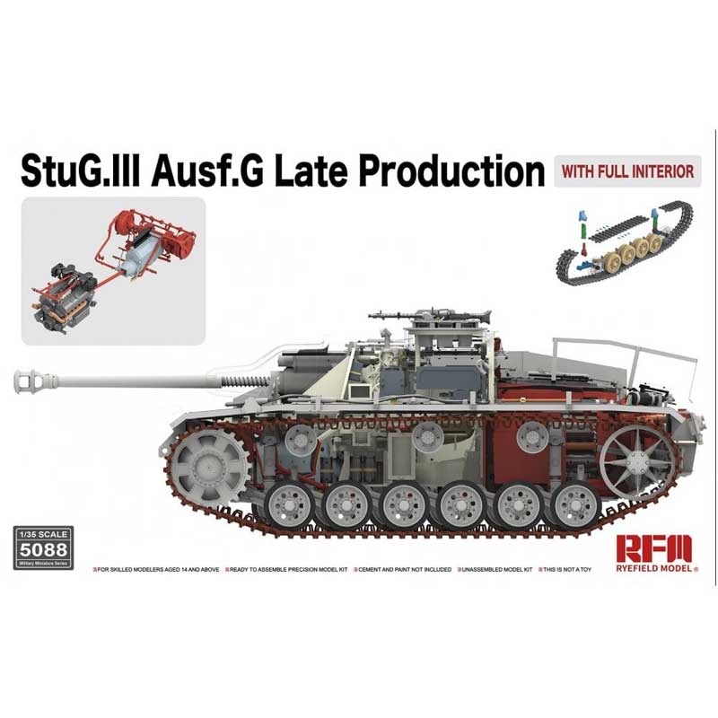 Rye Field Models StuG III G Late Prod with Interior (1/35) RM5088