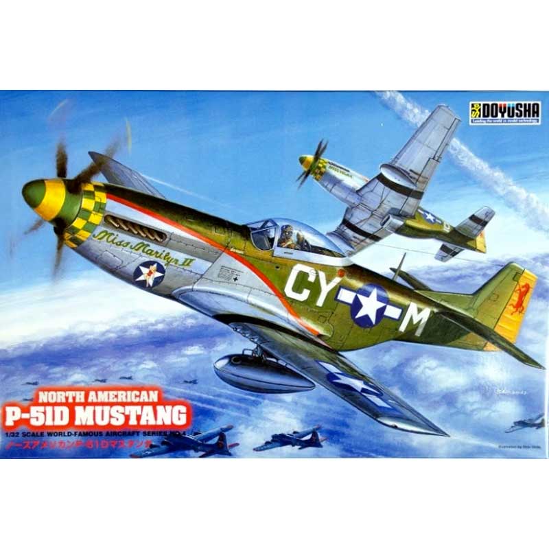 1/32 North American P-51D Mustang 32-MUS Doyusha
